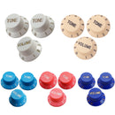 3 Pcs Electric Guitar Control Knobs Volume & Tone for Strat SQ Guitar Accessory Beige