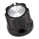 10 Pieces Black Fixing Volume Tone Knobs Buttons Cap for Electric Guitar Bass Replacement Parts