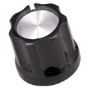 10 Pieces Black Fixing Volume Tone Knobs Buttons Cap for Electric Guitar Bass Replacement Parts