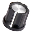 10 Pieces Black Fixing Volume Tone Knobs Buttons Cap for Electric Guitar Bass Replacement Parts