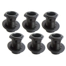 1 Set Iron Tuning Peg Tuning Key Bushing Washer Gasket for Electric/Wood/Acoustic Guitar Parts Black