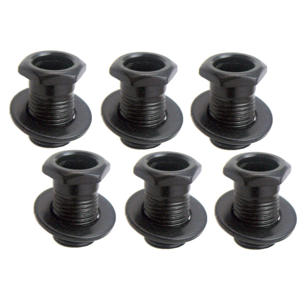 1 Set Iron Tuning Peg Tuning Key Bushing Washer Gasket for Electric/Wood/Acoustic Guitar Parts Black