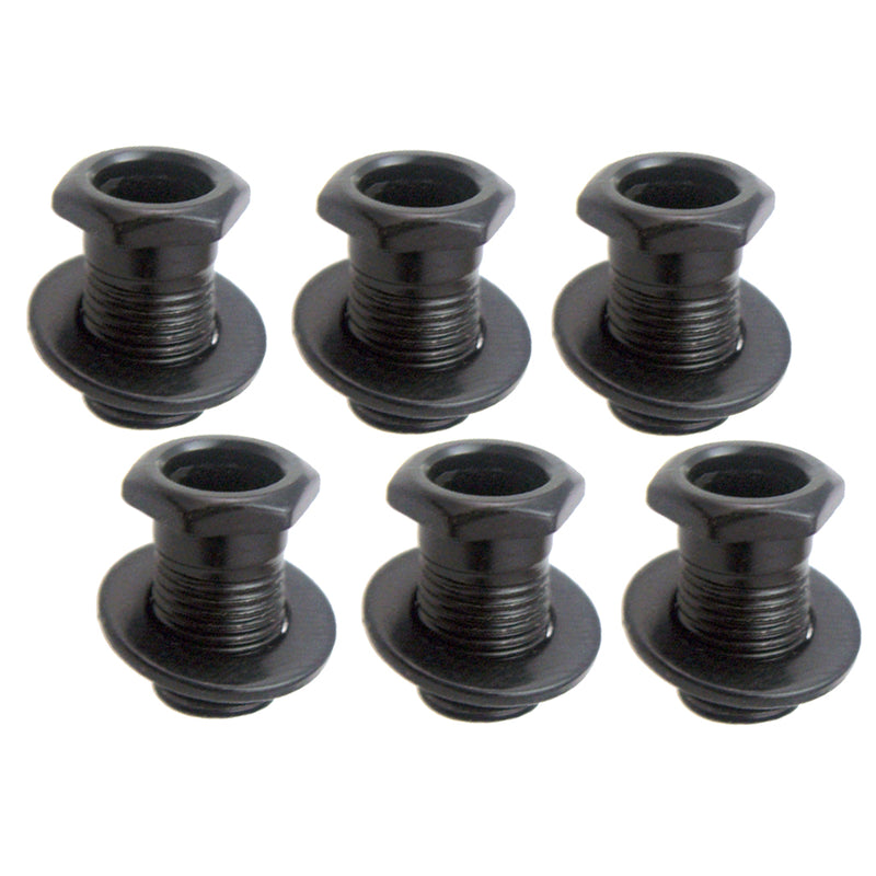 1 Set Iron Tuning Peg Tuning Key Bushing Washer Gasket for Electric/Wood/Acoustic Guitar Parts Black