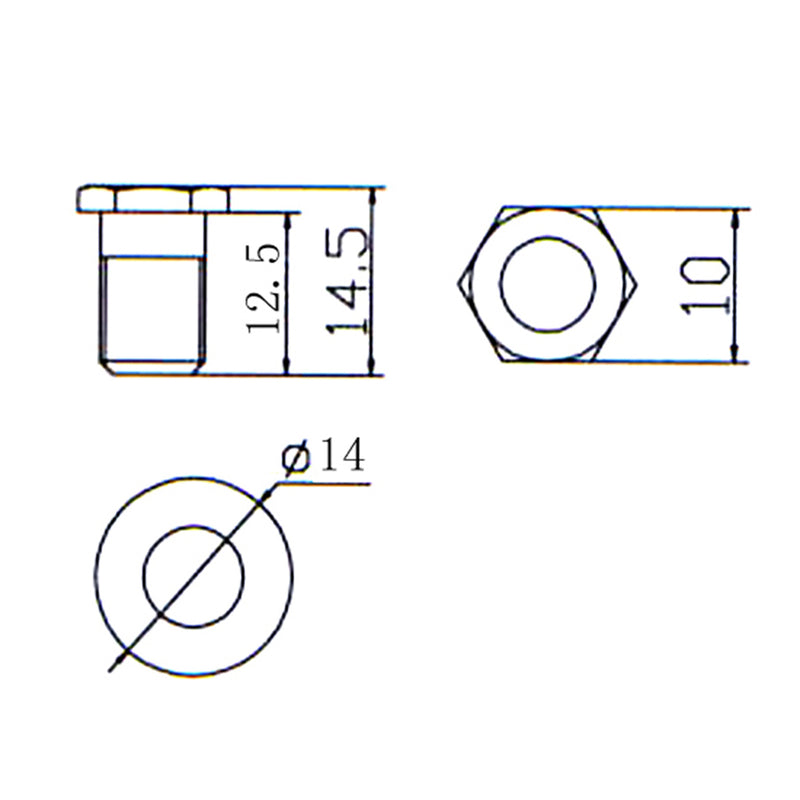 1 Set Iron Tuning Peg Tuning Key Bushing Washer Gasket for Electric/Wood/Acoustic Guitar Parts Black