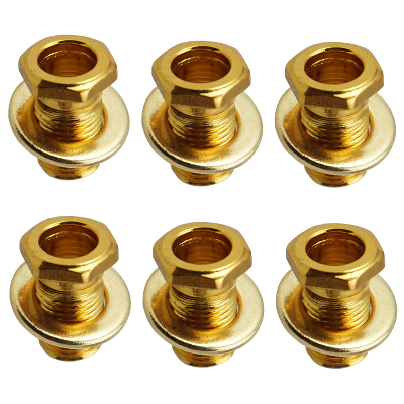 1 Set Iron Tuning Peg Tuning Key Bushing Washer Gasket for Electric/Wood/Acoustic Guitar Parts Gold