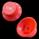 3Pcs Electric Guitar Control Knobs Volume & Tone for Strat SQ Guitar Accessory Pink