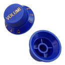 3Pcs Electric Guitar Control Knobs Volume & Tone for Strat SQ Guitar Accessory Dark Blue