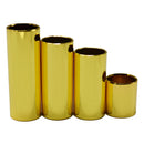 4 Pcs Stainless Steel Guitar Strings Slides Set for Acoustic Electric Guitar Parts