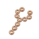 30 Pieces Copper 1:18 Ratio Tuning Peg Hexagonal Hole Gear Guitar Parts