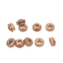 30 Pieces Copper 1:18 Ratio Tuning Peg Hexagonal Hole Gear Guitar Parts