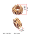 30 Pieces Copper 1:18 Ratio Tuning Peg Hexagonal Hole Gear Guitar Parts