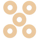 5 Pieces Plastic 3-Way Toggle Switch Plate Cover Washer for Electric Guitar Parts Beige 1.3