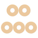 5 Pieces Plastic 3-Way Toggle Switch Plate Cover Washer for Electric Guitar Parts Beige 1.3