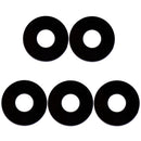 5 Pieces Plastic 3-Way Toggle Switch Plate Cover Washer for Electric Guitar Parts Black 1.3