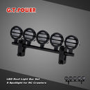 RC LED Roof Light Bar Set 5 Spotlight for 1/10 Traxxas HSP RC Rock Crawler