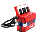 Mini Kids Accordion 17 Keys 8 Bass Musical Educational Instrument Toy Xmas Gift Red