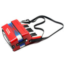 Mini Kids Accordion 17 Keys 8 Bass Musical Educational Instrument Toy Xmas Gift Red