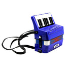 Kids Children Piano Accordion 17 Key 8 Bass Educational Musical Toy Blue