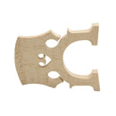 Replacement Maple 1/8 Scale Cello Bridge Musical Instrument Parts for Cellist