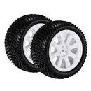 2 Pieces 1:10 RC Truggy Off-Road Car TIre Wheel for HONGNOR ZDRacing HSP Spare Parts