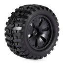 1/10 RC Rock Crawler Car Monster Truck Tyres High Speed for HPI Savage MT ZD Racing Replacement, 2pcs