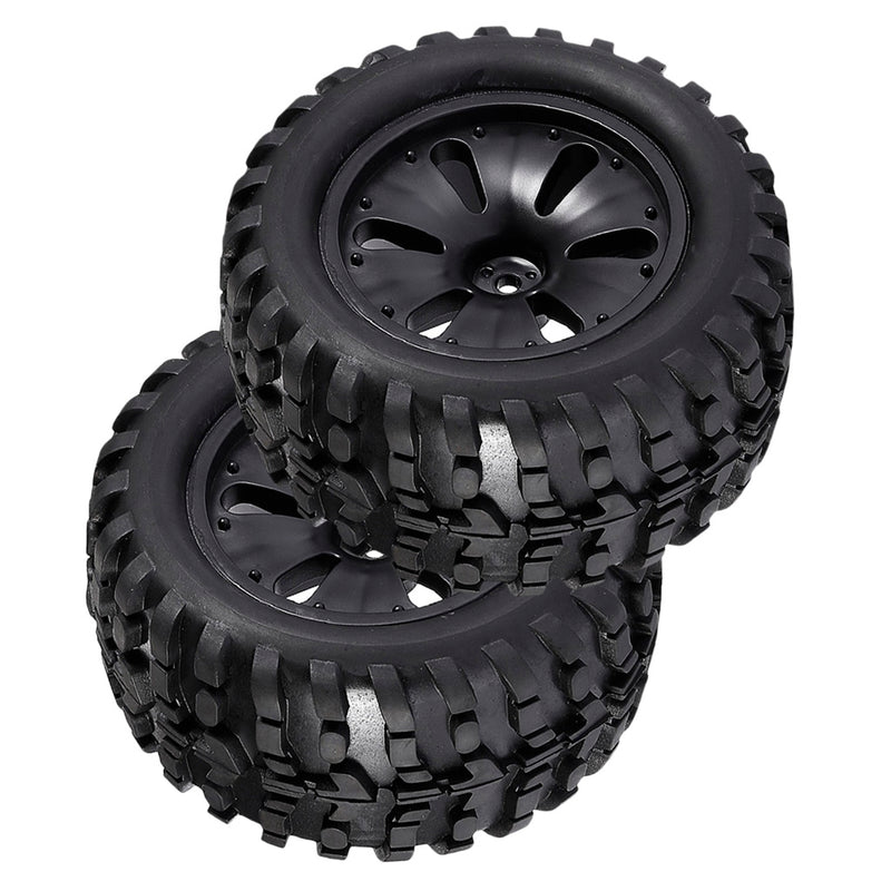 1/10 RC Rock Crawler Car Monster Truck Tyres High Speed for HPI Savage MT ZD Racing Replacement, 2pcs