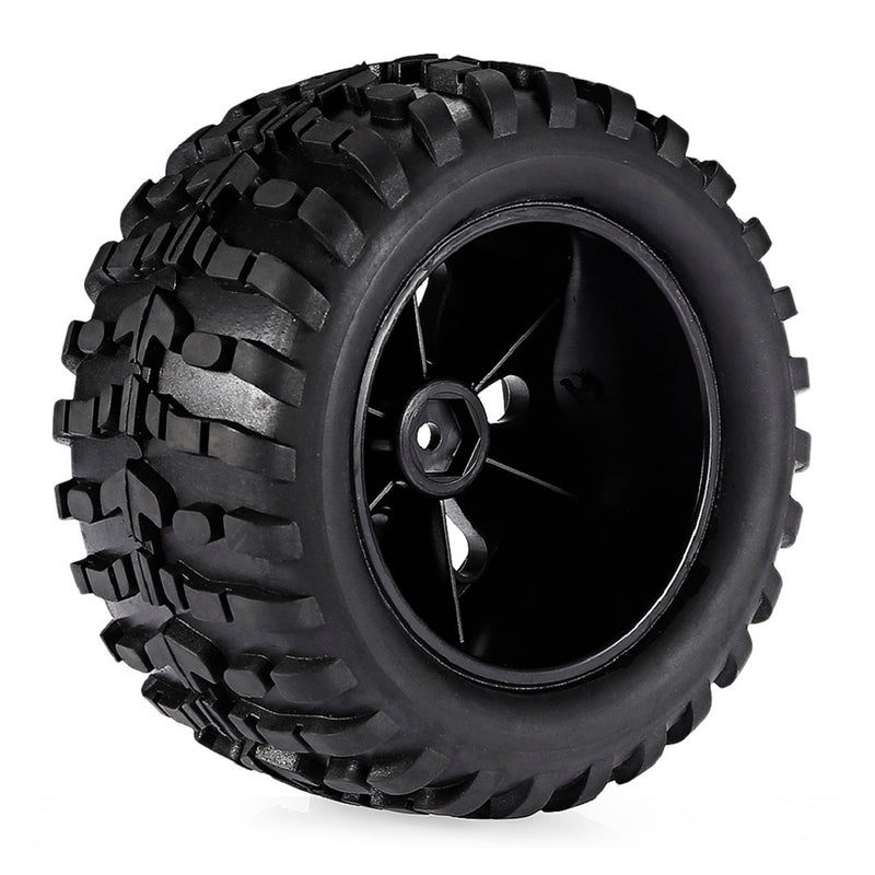 1/10 RC Rock Crawler Car Monster Truck Tyres High Speed for HPI Savage MT ZD Racing Replacement, 2pcs