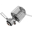 Portable Compact Metal Small Hanging Gas Lamp Festival Tent Lantern 2.36 x 2.36 x 4.33inch Silver