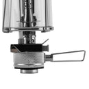 Portable Compact Metal Small Hanging Gas Lamp Festival Tent Lantern 2.36 x 2.36 x 4.33inch Silver