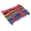 6 Stranded 8 Meters Cotton Embroidery Thread Floss Cross Stitch 24 Skeins Kit