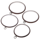 Embroidery Hoops Wooden Circle Cross Stitch Hoop Ring Set for Sewing Craft Tools 11CM