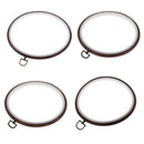 Embroidery Hoops Wooden Circle Cross Stitch Hoop Ring Set for Sewing Craft Tools 11CM