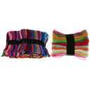 24 Pieces Multicolor Cross Stitch Cotton Embroidery Floss Thread Sewing Skeins Set DIY