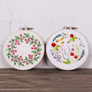 Hand Embroidery Kit Cross Stitch Patterns Sampler Kit for Beginners Craft DIY