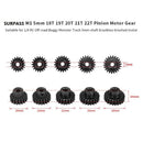 M1 5mm 18T 19T 20T 21T 22T Pinion Motor Gear Combo Set for 1/8 RC Car Truck