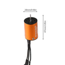 OCDAY Waterproof B2435 6100KV 4Poles Brushless Motor for 1/18 1/16 RC Car CNC
