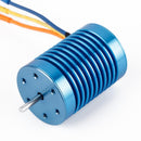 3650 4370KV 4P Sensorless Brushless Motor&45A Brushless ESC for 1/10 RC Car Boat