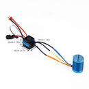 3650 4370KV 4P Sensorless Brushless Motor&45A Brushless ESC for 1/10 RC Car Boat