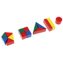 Montessori Materials Mathematics Wood Toys Multiple Geometry Blocks Matching