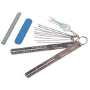 Uku String Winder+Grinding Stone Plate+Fret Fingerboard Guard+010 012 Ruler for Mandolin