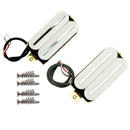 2Pcs/Set White Dual Rail Blade Humubcker Pickups for Fender Strat ST Guitar Replacement
