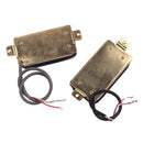 2Pcs/Set White Dual Rail Blade Humubcker Pickups for Fender Strat ST Guitar Replacement