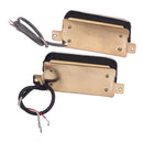 2Pcs/Set White Dual Rail Blade Humubcker Pickups for Fender Strat ST Guitar Replacement