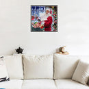 5D DIY Diamond Painting Christmas Cross Stitch Santa Claus Delivering Gifts