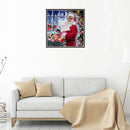 5D DIY Diamond Painting Christmas Cross Stitch Santa Claus Delivering Gifts