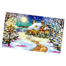 Christmas Diamond Painting Cross Stitch Xmas Embroidery home Wall Decoration Snow
