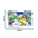 Christmas Diamond Painting Cross Stitch Xmas Embroidery home Wall Decoration Snow