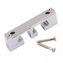 1Pcs Metal Guitar Roller String Retainer Tree for 3 String Bass Box Guitar Accessories Chrome