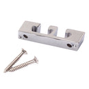 1Pcs Metal Guitar Roller String Retainer Tree for 3 String Bass Box Guitar Accessories Chrome