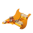 1 Set Gold Electric Guitar Pick Guard HH08 with Single Coil Alnico V Pickup P09 for ST Guitar